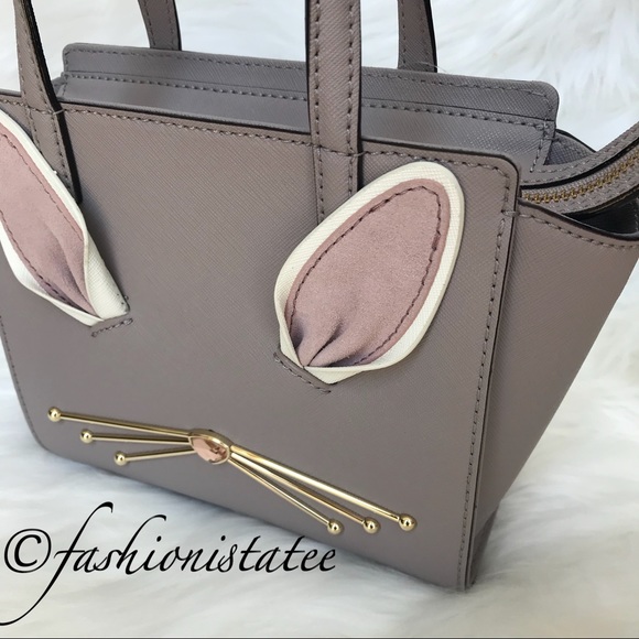 NWT KATE SPADE MINI HAYDEN RABBIT CROSSBODY BAG - Picture 4 of 8
